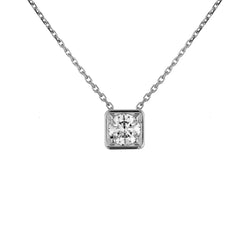 Collier Only One Diamant blanc 0.23 ct - 4 mm