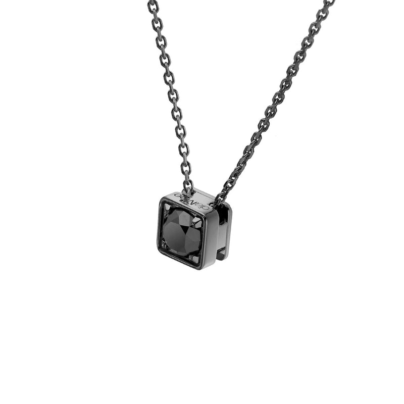 Collier Only One Diamant noir 0.23 ct - 4 mm