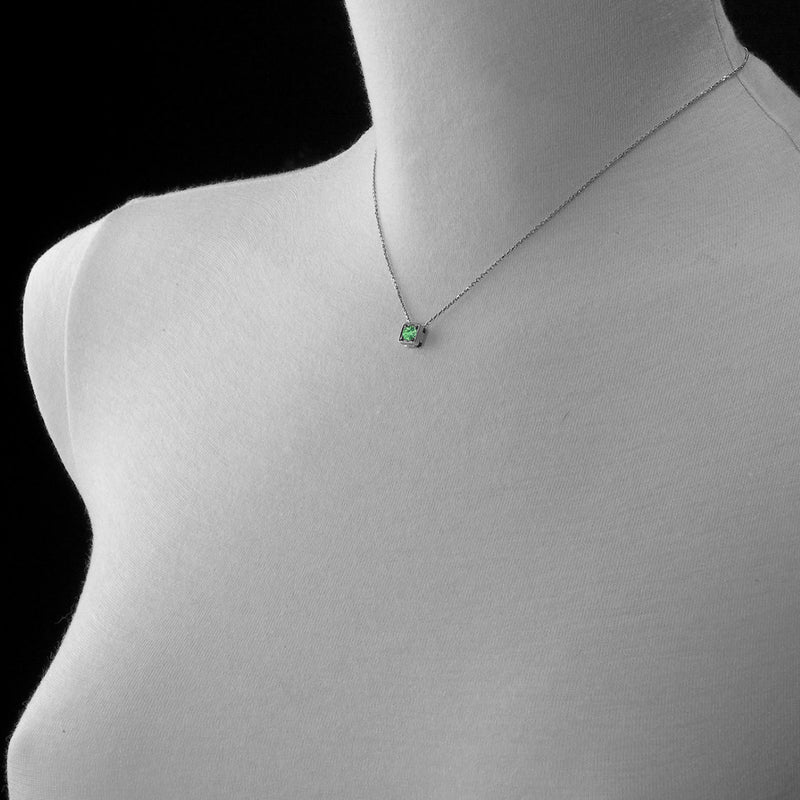 Collier Only One Tsavorite 0.5 ct - 5 mm