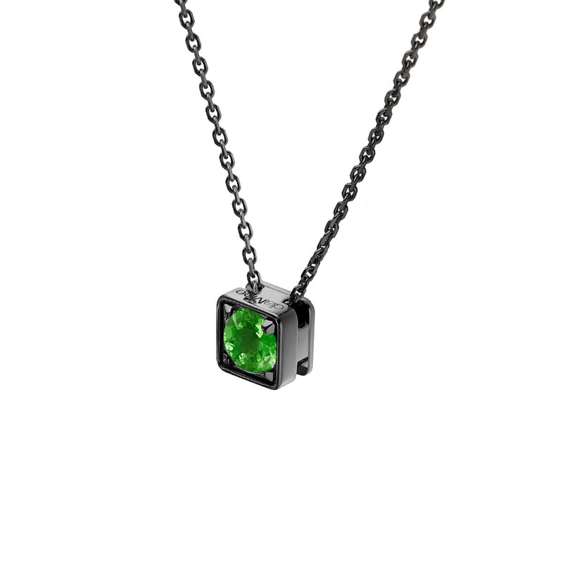 Collier Only One Tsavorite 0.5 ct - 5 mm