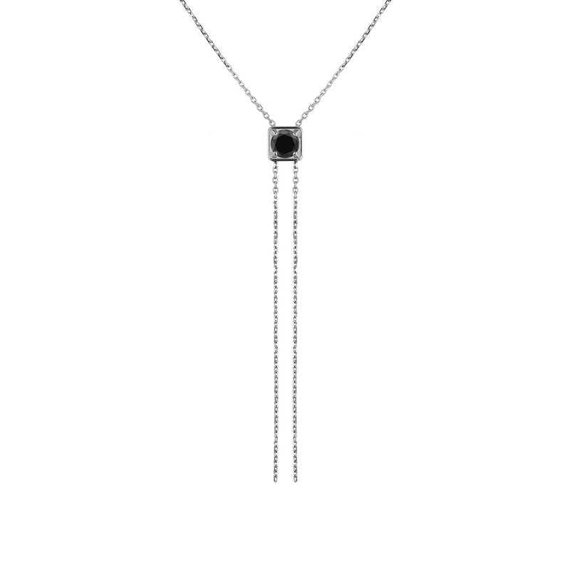 Pendentif Only One Diamant noir 0.5 ct - 5 mm