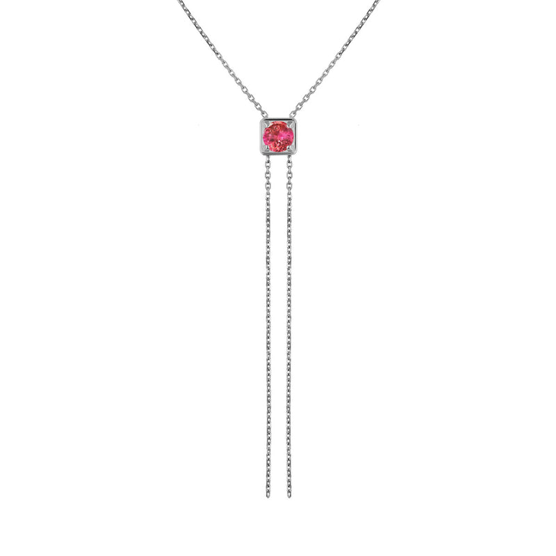 Pendentif Only One Rubellite 0.5 ct - 5 mm