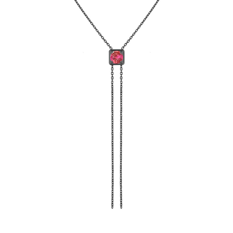 Pendentif Only One Rubellite 0.5 ct - 5 mm