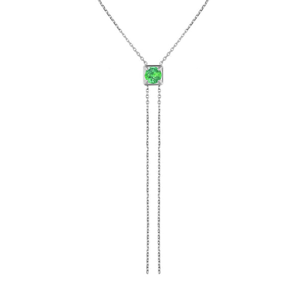 Pendentif Only One Tsavorite 0.5 ct - 5 mm