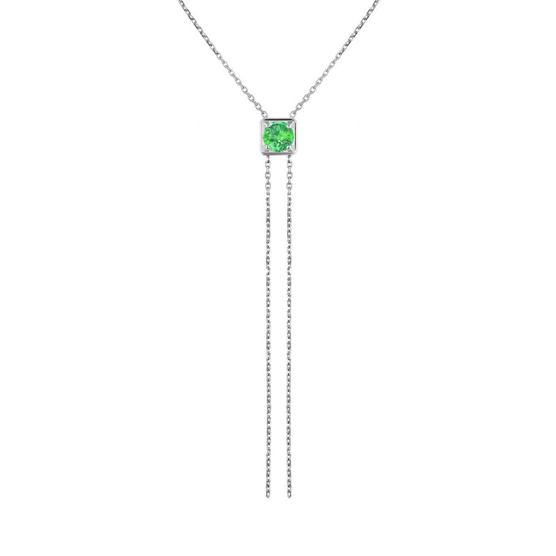 Pendentif Only One Tsavorite 0.5 ct - 5 mm